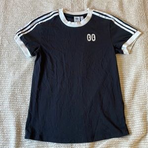 EUC rare Adidas emoji eye shirt, size XS but fits medium nicely (oversized)